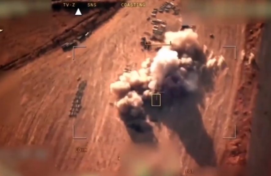 “Bayraktar” düşmən mövqelərini məhv etməkdə davam edir - VİDEO