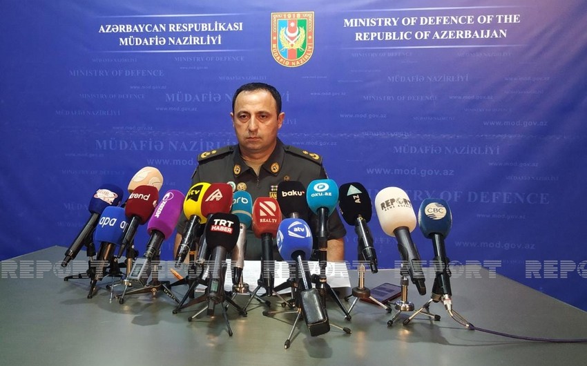 Müdafiə Nazirliyi brifinq keçirib - VİDEO